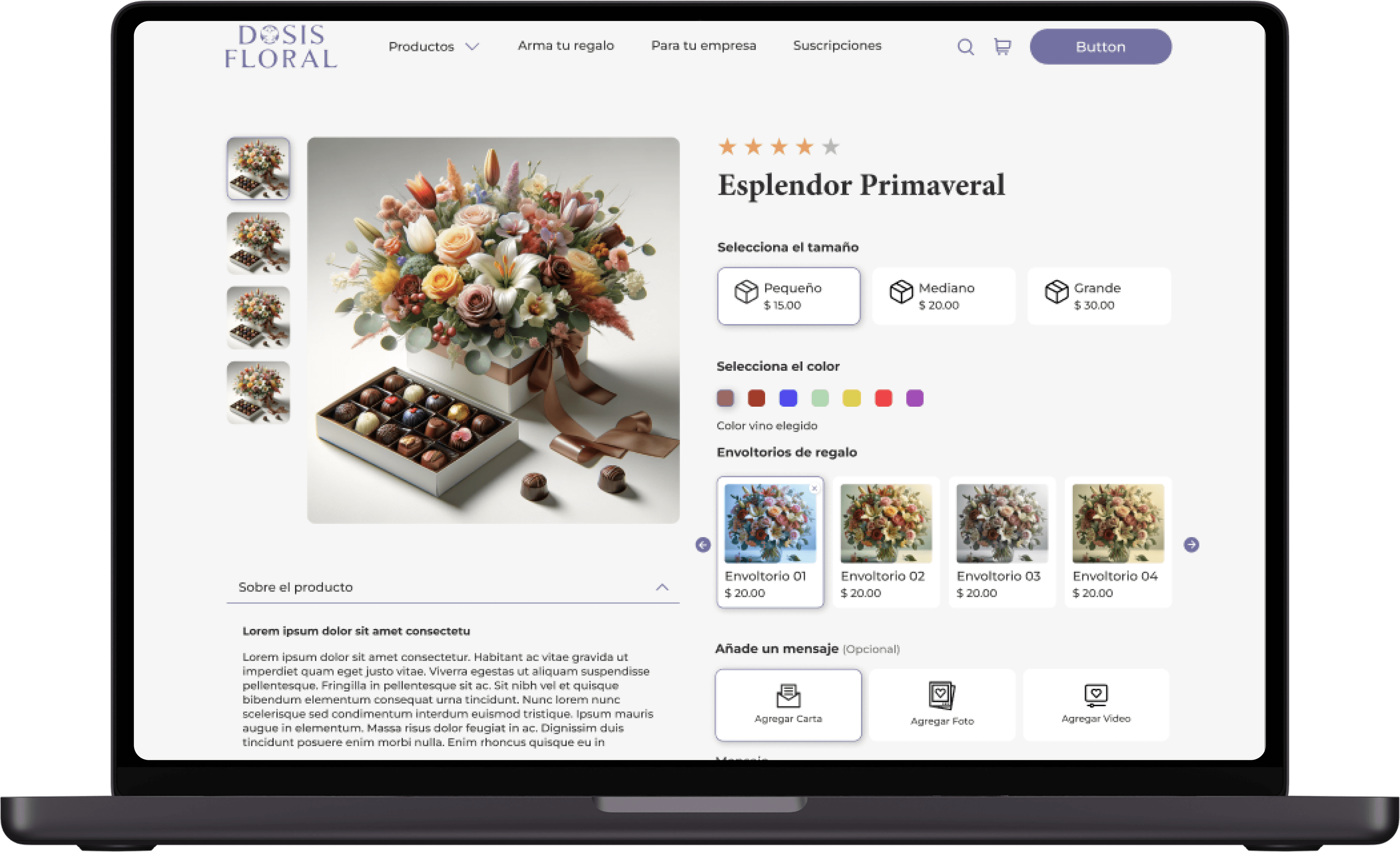 Dosis Floral Personalizador